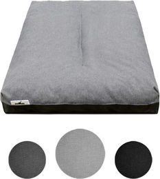 ROYSSON Hundebett und Katzenbett Wasserdicht aus Polyester Grau Größe M 80x50x12cm – Bild 1 von 5