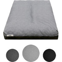 Produktbild von ROYSSON Hundebett und Katzenbett Wasserdicht aus Polyester Grau Größe M 80x50x12cm
