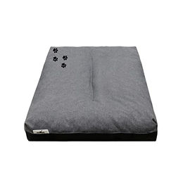 ROYSSON Hundebett und Katzenkissen wasserdicht hypoallergen Grau M 80x50x12cm - 80 cm – Bild 1 von 6