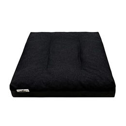 ROYSSON Hundebett und Katzenkissen wasserdicht hypoallergen Schwarz L 90x60x12cm – Bild 1 von 6