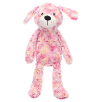 Produktbild von Roza Flamingo Hundespielzeug aus Plüsch in Rosa mit Squeaker und Knistereffekt XL