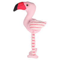 Produktbild von Rozo Flamingo Plüschspielzeug für Hunde in Rosa mit Squeaker