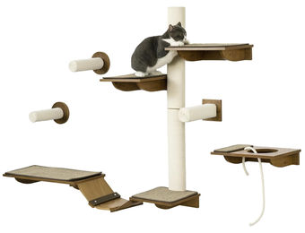 RPSTrading Katzentreppen-Set Kletterwand 8-teilig für Katzen bis 8 kg – Bild 1 von 1