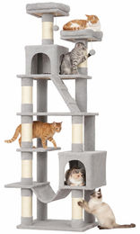 RPSTrading Kratzbaum für 1 bis 3 Katzen mit Höhle und Leiter 204 cm – Bild 1 von 1