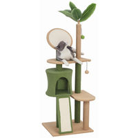 Produktbild von RPSTrading Kratzbaum für Katzen mit Höhle, Spielball und Sisalpfosten 139cm