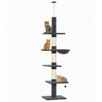 Produktbild von RPSTrading Kratzbaum mit verstellbarer Hängematte für Katzen 225-255 cm