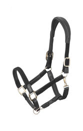 Produktbild von RS Braidy Anatomisches Lederhalfter für Pferde in Schwarz