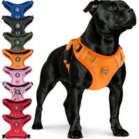 Produktbild von RS Pets Norwegergeschirr für Hunde Orange aus wasserabweisendem Oxford-Gewebe und atmungsaktivem Netzgewebe