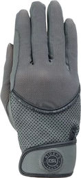 RSL Atlanta Reithandschuhe aus Serino Kunstleder Grau Unisex Größe M – Bild 1 von 3