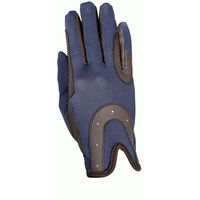 Produktbild von RSL Good Luck Reithandschuhe Unisex Braun Blau Größe S aus Polyester