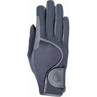 Produktbild von RSL London Reithandschuhe Unisex aus Serino und Mesh in Blau/Grau Größe XL