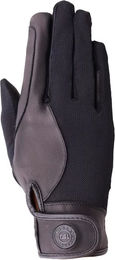 RSL Osaka Reithandschuhe aus Leder Schwarz Unisex Größe L – Bild 1 von 2