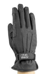 RSL Oslo Winterreithandschuhe Unisex aus Kunstleder mit Thinsulate Futter Schwarz XXL – Bild 1 von 4