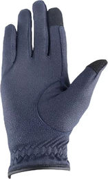 RSL Reithandschuhe Georgia Unisex aus Kunstleder Blau – Bild 1 von 2