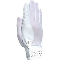 Produktbild von RSL Riders Touch Tokio Reithandschuhe aus Ziegenleder für Damen in Weiß Silber XL