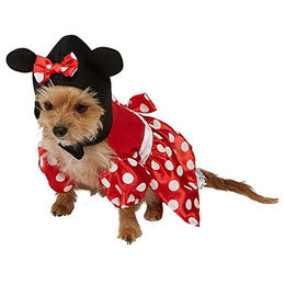Produktbild von Rubie's Minnie Mouse Hundekostüm Schwarz/Rot Größe XS