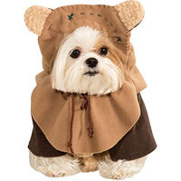 Produktbild von Rubie's Star Wars Ewok Hundekostüm aus Plüsch in Braun Größe L