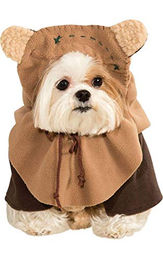 Rubies Masquerade Star Wars Ewok Hundeverkleidung aus Plüsch in Braun XL – Bild 1 von 1