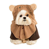 Produktbild von Rubies Masquerade Star Wars Ewok Hundeverkleidung aus Plüsch in Braun XL