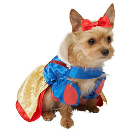 Rubies Schneewittchen Hundekostüm Jacke in Blau und Gelb Größe XS – Bild 1 von 2