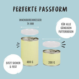 Rudelkönig Dosendeckel aus Silikon 3er Set wiederverwendbar und spülmaschinenfest – Bild 1 von 5