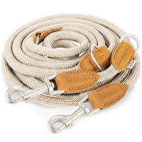 Produktbild von Rudelkönig Führleine Emma Hundeleine aus Seil in Creme 2,25 m wasserabweisend - 2,3 m