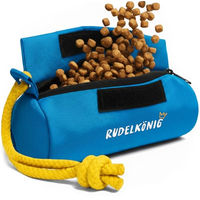 Produktbild von Rudelkönig Futterbeutel für Hunde als Apportierbeutel und Trainingsdummy aus Polyester in Blau
