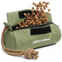 Produktbild von Rudelkönig Futterbeutel für Hunde als Apportierbeutel und Trainingsdummy aus Polyester in Grün