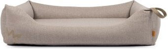 Rudelkönig Koye Orthopädisches Hundebett mit Memory Foam für alle Altersstufen Beige Grau Größe L – Bild 1 von 4
