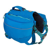 Produktbild von Ruffwear Approach Pack Hunderucksack mit integriertem Geschirr Blau Größe S