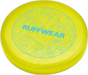 Produktbild von Ruffwear Camp Flyer Frisbee Hundespielzeug in Grün und Gelb