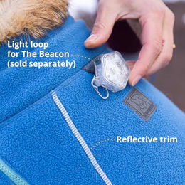 Ruffwear Climate Changer Fleece Hundejacke Blau XS – Bild 1 von 8