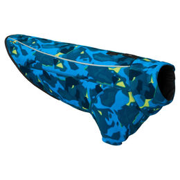 Ruffwear Climate Changer Fleece-Jacke für Hunde in Blau Türkis Schwarz Größe XXS – Bild 1 von 4