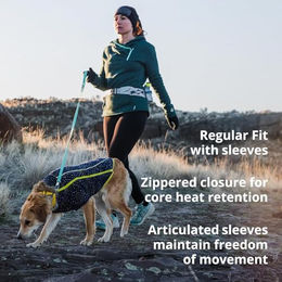 Ruffwear Climate Changer Hundejacke mit Polyesterärmeln Glacier XL – Bild 1 von 4