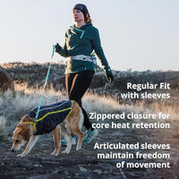 Produktbild von Ruffwear Climate Changer Hundejacke mit Polyesterärmeln Glacier XL