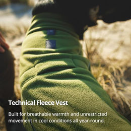 Ruffwear Climate Changer Hundeweste aus Fleece in Grün Größe XS – Bild 1 von 7