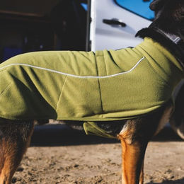 Ruffwear Climate Changer Hundeweste aus Fleece in Rosa Grün Größe XS – Bild 1 von 2