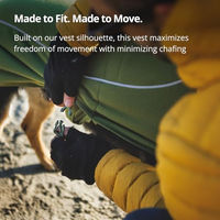 Produktbild von Ruffwear Climate Changer Hundeweste Winterjacke für kleine Hunde in Grün Größe S