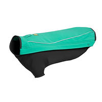 Produktbild von Ruffwear Cloud Chaser Softshell Hundemantel wasserfest Aurora Teal XL