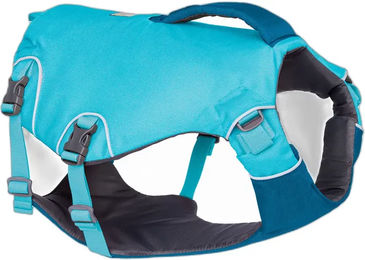 Produktbild von Ruffwear Confluence Rettungsweste für Hunde wasserabweisend Blau Türkis Größe M