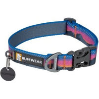 Produktbild von Ruffwear Crag Hundehalsband Blau Türkis Rosa Größe M