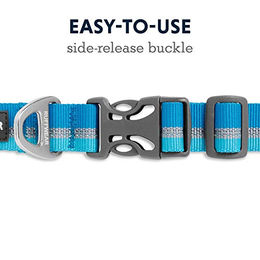 Ruffwear Crag Hundehalsband reflektierend Blau mit Aluminium-Verschluss – Bild 1 von 2