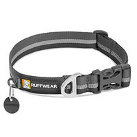Produktbild von Ruffwear Crag Hundehalsband reflektierend Granitgrau 36–51 cm