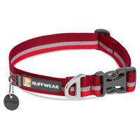 Produktbild von Ruffwear Crag Hundehalsband Rot Reflektierend Größe M