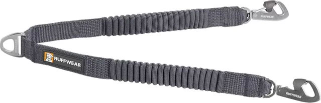 Produktbild von Ruffwear Double Track Hundeleine Doppelleine Grau mit Aluminium-Elementen
