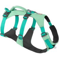 Produktbild von Ruffwear Flagline Sportgeschirr für Hunde mit Griff in Grün Größe L/XL
