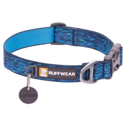 Ruffwear Flat Out Collar Hundehalsband Größe M Oceanic Distortion mit Aluminium-Verschluss – Bild 1 von 3