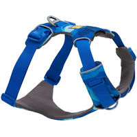 Produktbild von Ruffwear Front Range Harness H-Geschirr für Hunde Blau mit Aluminium-Elementen