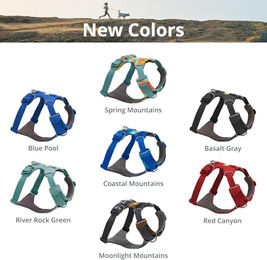 Ruffwear Front Range Hundegeschirr Y-Geschirr wasserabweisend Blau XS - 1 Stk. – Bild 1 von 10