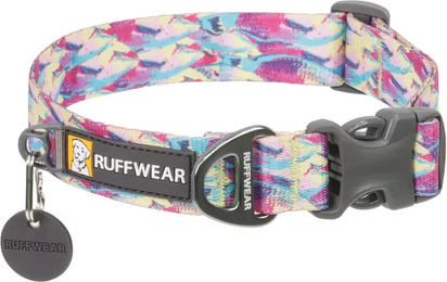Ruffwear Front Range Hundehalsband Reef Fish für erwachsene Hunde mit Aluminium-Verschluss in Bunt/Rosa - 1 Stk. – Bild 1 von 2